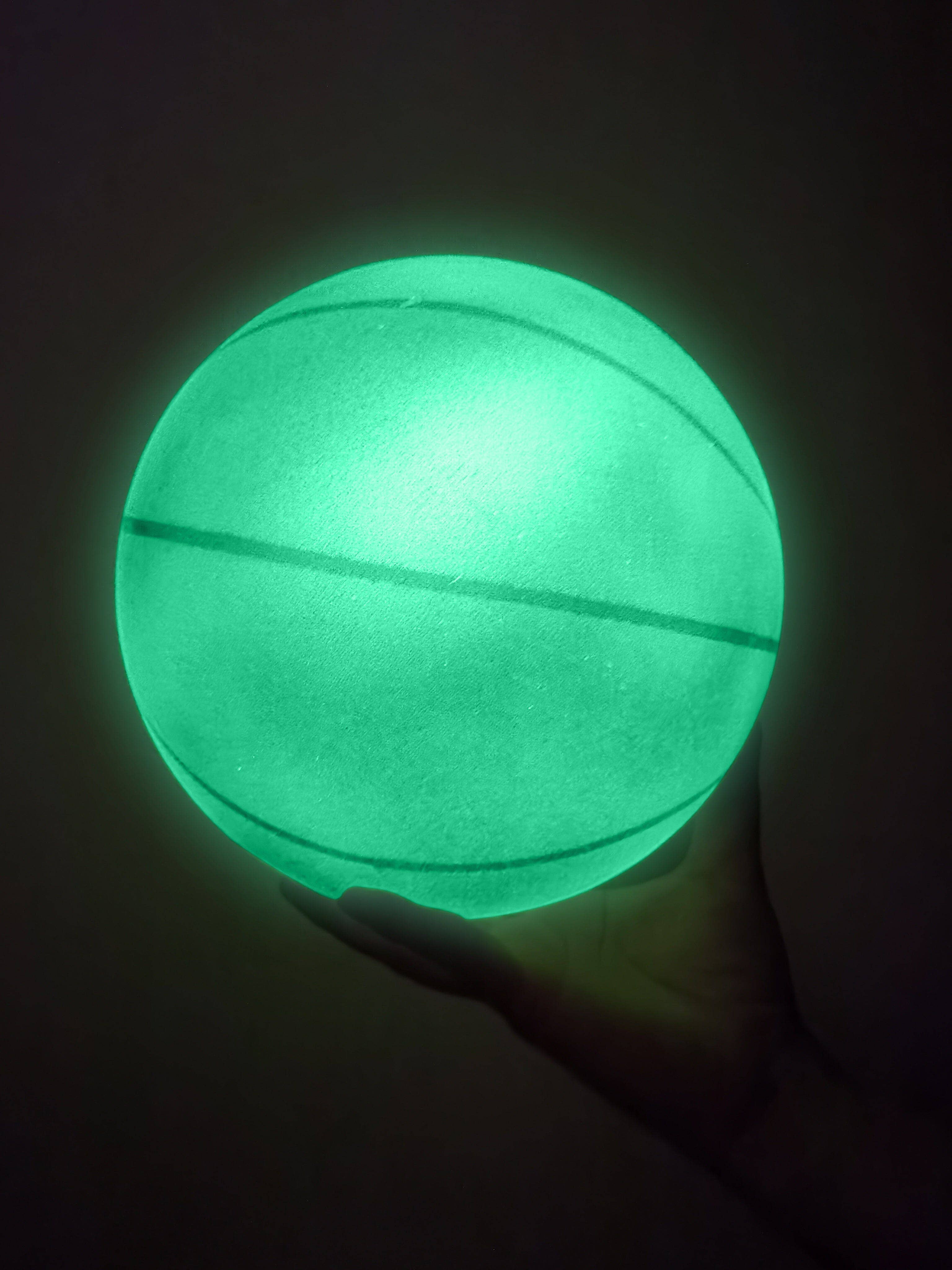 StealthDunk Glow-in-the-Dark Silent Basketball No. 7 - Image 3